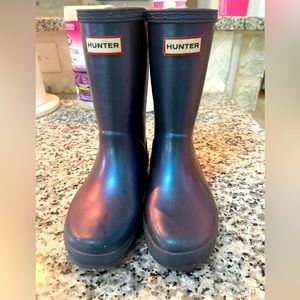 Kids hunter boots size 12